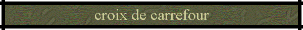 croix de carrefour