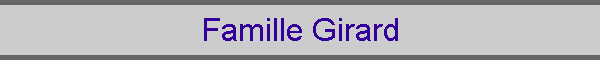 Famille Girard
