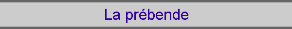 La pr�bende