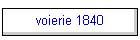 voierie 1840
